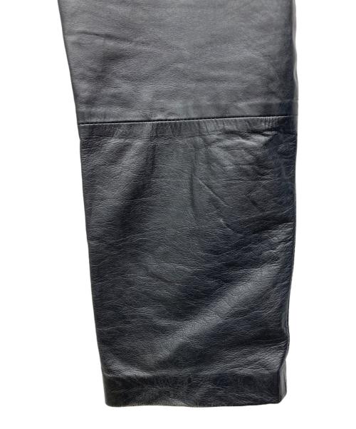 leatherworld（レザーワールド）Leatherworld (レザーワールド) レザーパンツ ブラック サイズ:34の古着・服飾アイテム