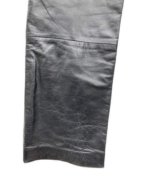 leatherworld（レザーワールド）Leatherworld (レザーワールド) レザーパンツ ブラック サイズ:34の古着・服飾アイテム