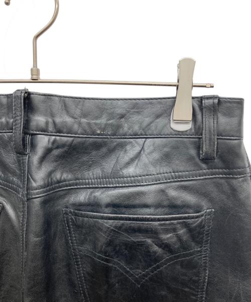 leatherworld（レザーワールド）Leatherworld (レザーワールド) レザーパンツ ブラック サイズ:34の古着・服飾アイテム
