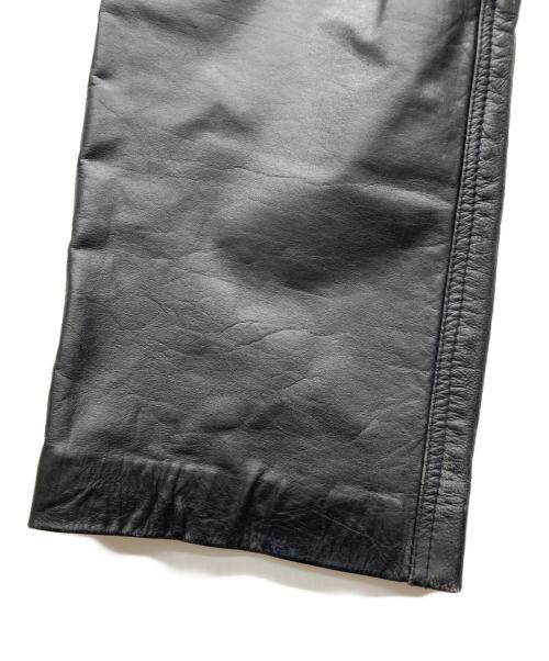 leatherworld（レザーワールド）Leatherworld (レザーワールド) レザーパンツ ブラック サイズ:34の古着・服飾アイテム