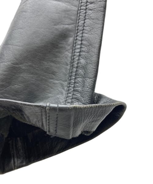 leatherworld（レザーワールド）Leatherworld (レザーワールド) レザーパンツ ブラック サイズ:34の古着・服飾アイテム