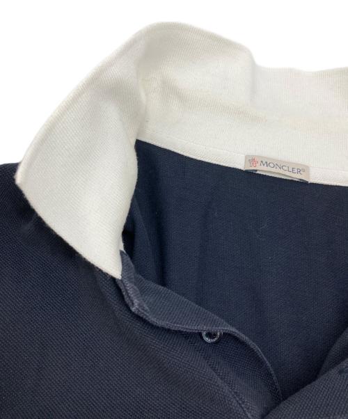 MONCLER（モンクレール）MONCLER (モンクレール) MAGLIA POLO MANICA CORTA ネイビー サイズ:Lの古着・服飾アイテム