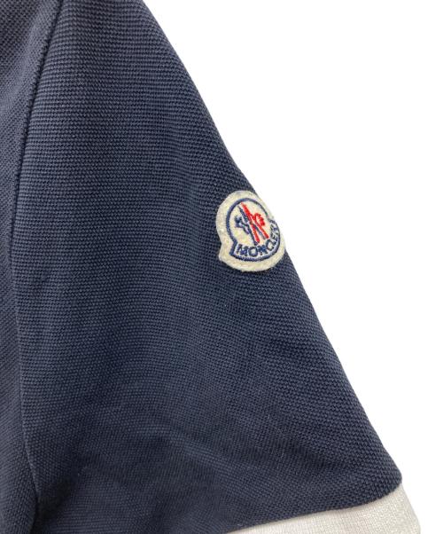MONCLER（モンクレール）MONCLER (モンクレール) MAGLIA POLO MANICA CORTA ネイビー サイズ:Lの古着・服飾アイテム
