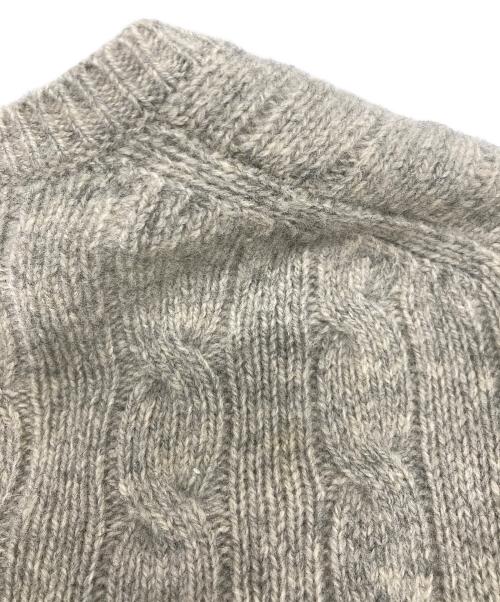 POLO RALPH LAUREN（ポロ・ラルフローレン）POLO RALPH LAUREN (ポロ・ラルフローレン) ケーブルニット グレー サイズ:Sの古着・服飾アイテム