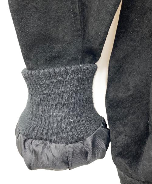 orvis（オービス）ORVIS (オービス) G9型スウェードレザージャケット ブラック サイズ:Lの古着・服飾アイテム