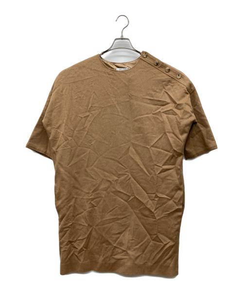 MaxMara（マックスマーラ）MaxMara (マックスマーラ) 長袖ワンピース ブラウン サイズ:38の古着・服飾アイテム