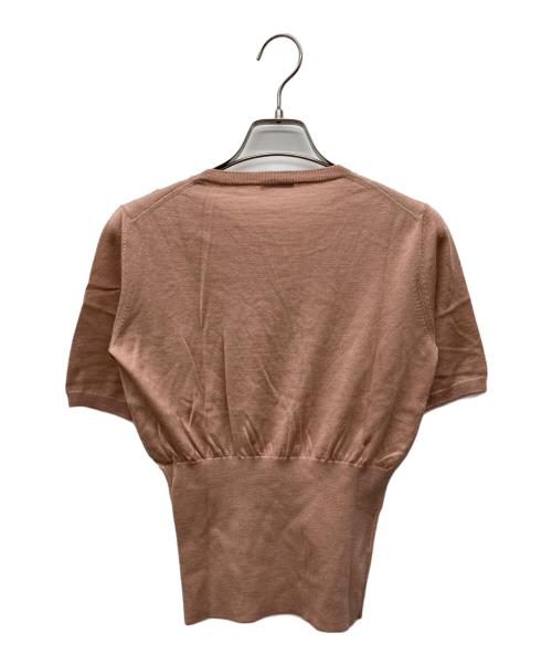 MIU MIU（ミュウミュウ）MIU MIU (ミュウミュウ) ビジューニット ピンク サイズ:38の古着・服飾アイテム