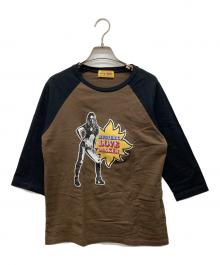 Hysteric Glamour（ヒステリックグラマー）の古着「ラグランカットソー」｜ブラウン