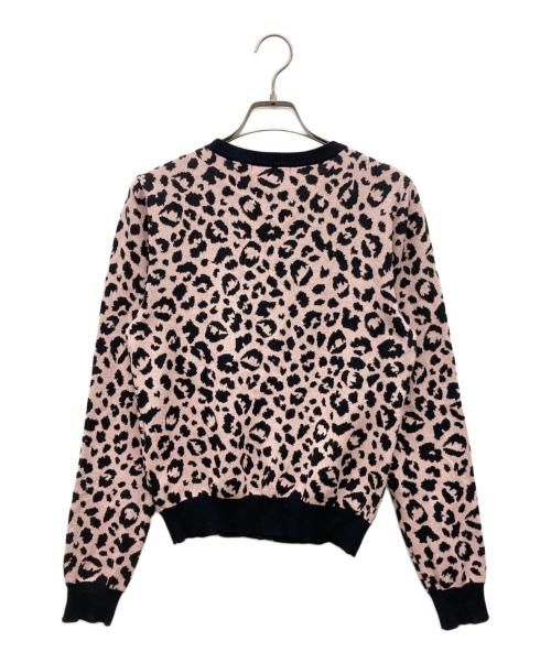 Hysteric Glamour（ヒステリックグラマー）Hysteric Glamour (ヒステリックグラマー) FANGS LIP LEOPARD柄ジャカード カーディガン ピンク サイズ:FREEの古着・服飾アイテム