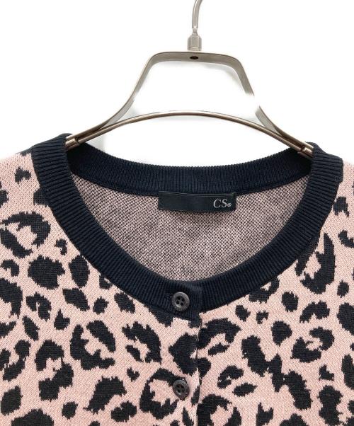 Hysteric Glamour（ヒステリックグラマー）Hysteric Glamour (ヒステリックグラマー) FANGS LIP LEOPARD柄ジャカード カーディガン ピンク サイズ:FREEの古着・服飾アイテム