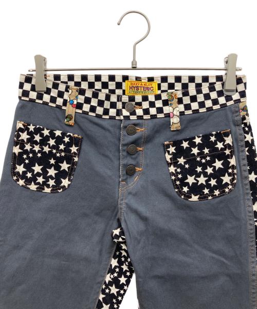 Hysteric Glamour（ヒステリックグラマー）Hysteric Glamour (ヒステリックグラマー) フレアパンツ グレー サイズ:26inchの古着・服飾アイテム