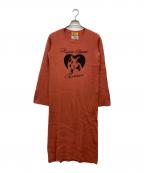 Hysteric Glamourヒステリックグラマー）の古着「リブニットワンピース」｜ブラウン