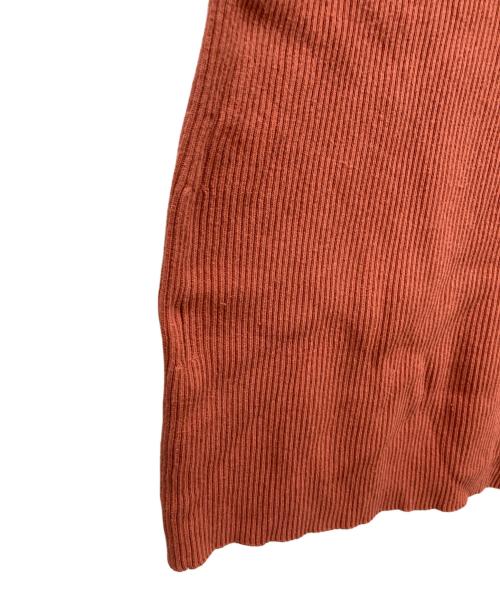 Hysteric Glamour（ヒステリックグラマー）Hysteric Glamour (ヒステリックグラマー) リブニットワンピース ブラウン サイズ:FREEの古着・服飾アイテム