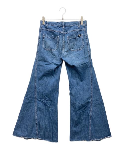 Hysteric Glamour（ヒステリックグラマー）Hysteric Glamour (ヒステリックグラマー) USED加工ローライズフレアデニムパンツ インディゴ サイズ:26の古着・服飾アイテム