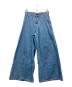 Hysteric Glamour（ヒステリックグラマー）の古着「スーパーワイドデニムパンツ」｜スカイブルー