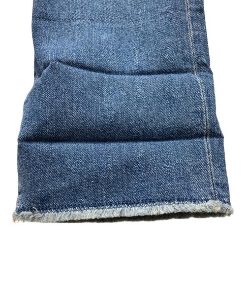 Hysteric Glamour（ヒステリックグラマー）Hysteric Glamour (ヒステリックグラマー) リネン混ワッペンデニムパンツ インディゴ サイズ:28inchの古着・服飾アイテム