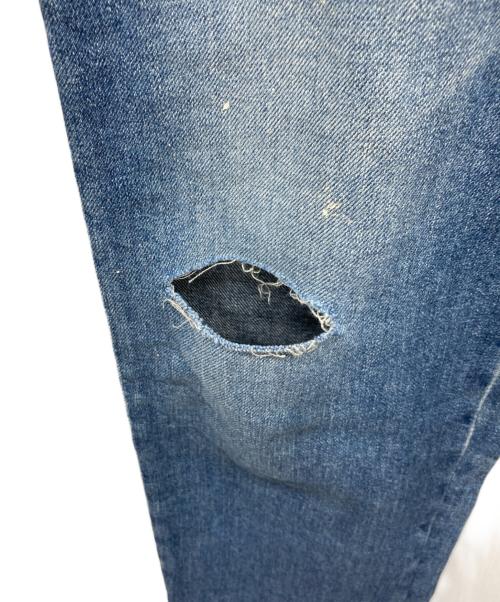 Hysteric Glamour（ヒステリックグラマー）Hysteric Glamour (ヒステリックグラマー) リネン混ワッペンデニムパンツ インディゴ サイズ:28inchの古着・服飾アイテム