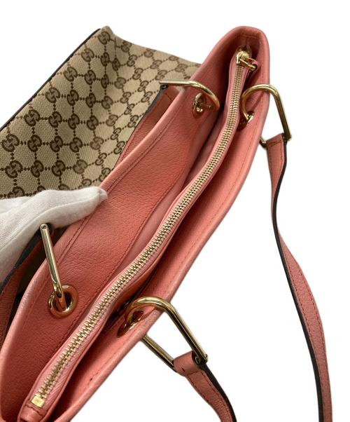 GUCCI（グッチ）GUCCI (グッチ) GGキャンバス エクリプス ピンクの古着・服飾アイテム