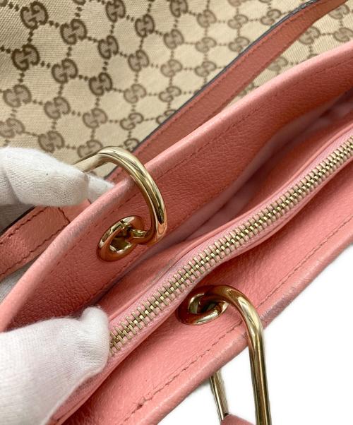 GUCCI（グッチ）GUCCI (グッチ) GGキャンバス エクリプス ピンクの古着・服飾アイテム