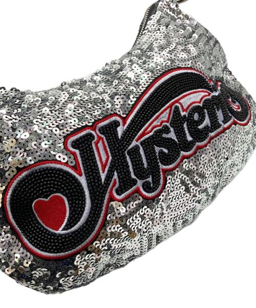 Hysteric Glamour（ヒステリックグラマー）Hysteric Glamour (ヒステリックグラマー) スパンコールワンショルダーバッグ シルバーの古着・服飾アイテム