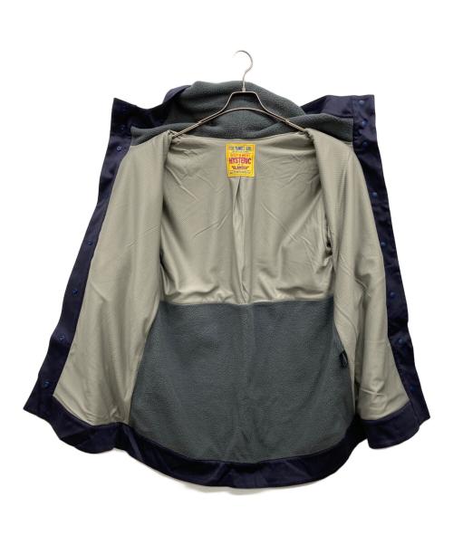 Hysteric Glamour（ヒステリックグラマー）Hysteric Glamour (ヒステリックグラマー) CIRCLE LOGO マウンテンコート グレー×ネイビー サイズ:FREEの古着・服飾アイテム