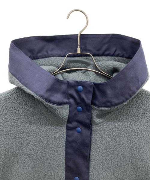 Hysteric Glamour（ヒステリックグラマー）Hysteric Glamour (ヒステリックグラマー) CIRCLE LOGO マウンテンコート グレー×ネイビー サイズ:FREEの古着・服飾アイテム