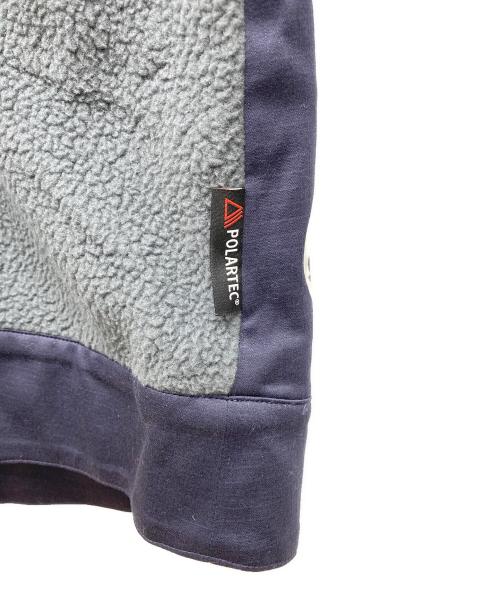 Hysteric Glamour（ヒステリックグラマー）Hysteric Glamour (ヒステリックグラマー) CIRCLE LOGO マウンテンコート グレー×ネイビー サイズ:FREEの古着・服飾アイテム