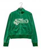 Hysteric Glamourヒステリックグラマー）の古着「CREAMY LOGO ショート丈トラックジャケット」｜グリーン