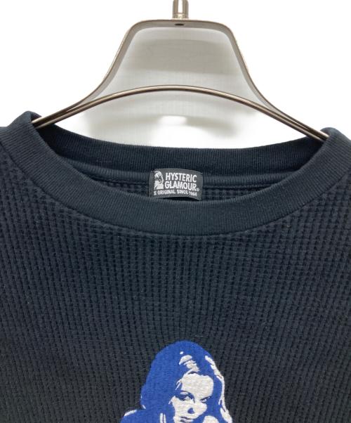 Hysteric Glamour（ヒステリックグラマー）Hysteric Glamour (ヒステリックグラマー) THE NEW HYS刺繍スウェット ブラック サイズ:FREEの古着・服飾アイテム