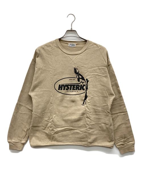 Hysteric Glamour（ヒステリックグラマー）Hysteric Glamour (ヒステリックグラマー) スウェット ベージュ サイズ:FREEの古着・服飾アイテム