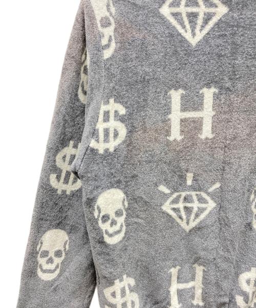 Hysteric Glamour（ヒステリックグラマー）Hysteric Glamour (ヒステリックグラマー) H$ MONOGRAM柄 パーカー グレー サイズ:FREEの古着・服飾アイテム