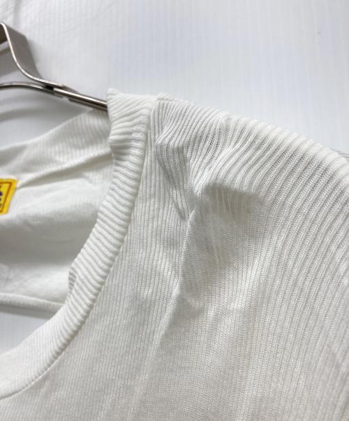 Hysteric Glamour（ヒステリックグラマー）Hysteric Glamour (ヒステリックグラマー) FLARE LOGO オーバーサイズTシャツ ホワイト サイズ:FREEの古着・服飾アイテム