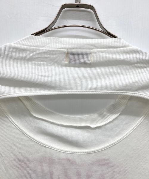 Hysteric Glamour（ヒステリックグラマー）Hysteric Glamour (ヒステリックグラマー) FLARE LOGO オーバーサイズTシャツ ホワイト サイズ:FREEの古着・服飾アイテム