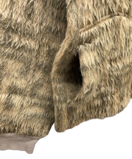 Hysteric Glamour（ヒステリックグラマー）Hysteric Glamour (ヒステリックグラマー) HG SQUARE柄 オーバーサイズパーカー ベージュ サイズ:FREEの古着・服飾アイテム