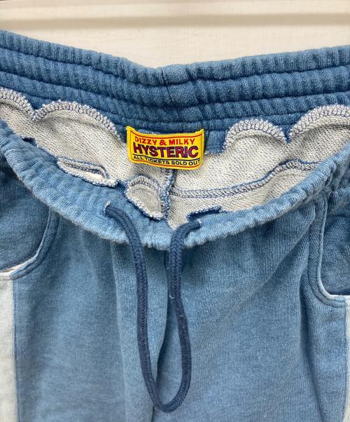 Hysteric Glamour（ヒステリックグラマー）Hysteric Glamour (ヒステリックグラマー) CIRCLE HEAD スウェットパンツ インディゴ サイズ:FREEの古着・服飾アイテム