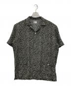 PENNEYSペニーズ）の古着「レーヨンオープンカラーシャツ」｜ブラック