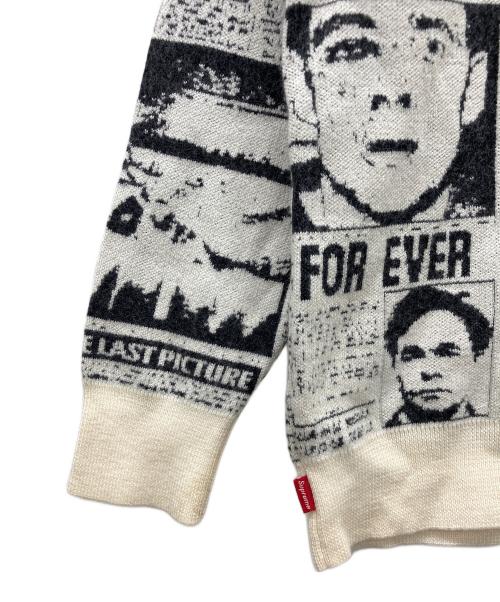 SUPREME（シュプリーム）SUPREME (シュプリーム) Newsprint Sweater アイボリー サイズ:Mの古着・服飾アイテム