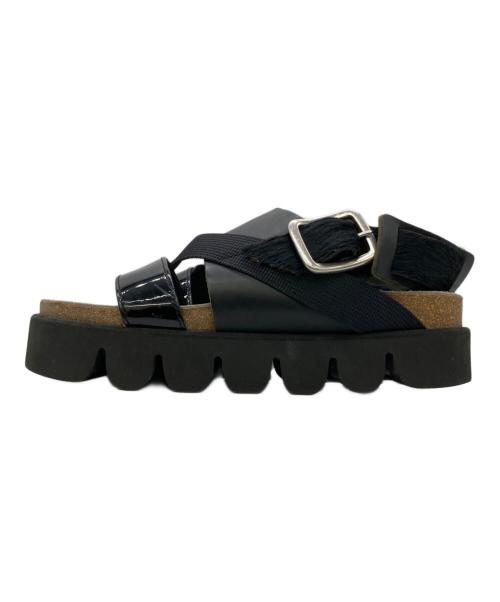 HENDER SCHEME（エンダースキーマ）Hender Scheme (エンダースキーマ) サンダル tortoise ブラック サイズ:2の古着・服飾アイテム