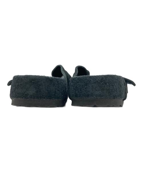 BIRKENSTOCK（ビルケンシュトック）BIRKENSTOCK (ビルケンシュトック) スエードレザースライドサンダル KYOTO ブラック サイズ:38の古着・服飾アイテム