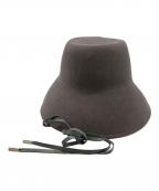 ENTWURFEINエントワフェイン）の古着「ウールハット」｜ブラウン