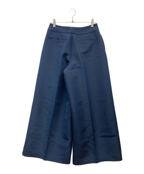 mikako nakamura（ミカコ ナカムラ）MIKAKO NAKAMURA (ミカコ ナカムラ) ワイドタックパンツ ネイビー サイズ:38の古着・服飾アイテム