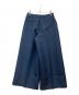 MIKAKO NAKAMURA (ミカコ ナカムラ) ワイドタックパンツ ネイビー サイズ:38：6000円