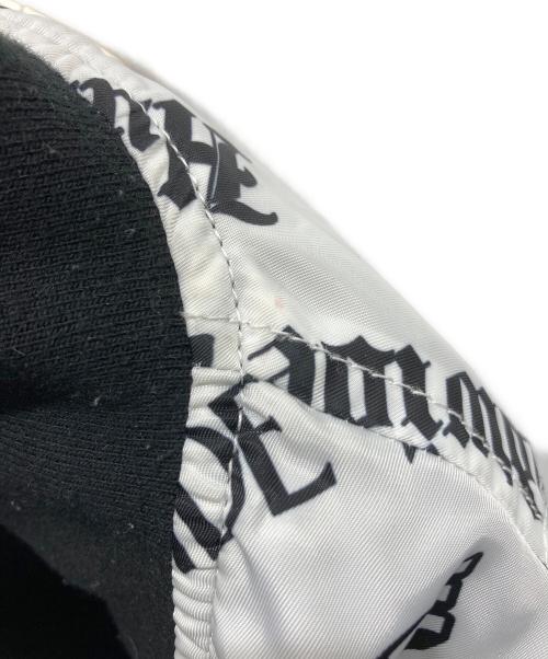 HUF（ハフ）HUF (ハフ) FAKE NEWS REVER MA-1 JACKET ブラック サイズ:XLの古着・服飾アイテム