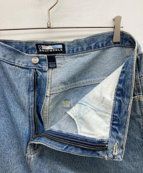 SOUTHPOLE（サウスポール）SOUTHPOLE (サウスポール) 90s ハーフパンツ インディゴ サイズ:36の古着・服飾アイテム