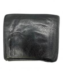 BALENCIAGA（バレンシアガ）の古着「2つ折り財布」｜ブラック