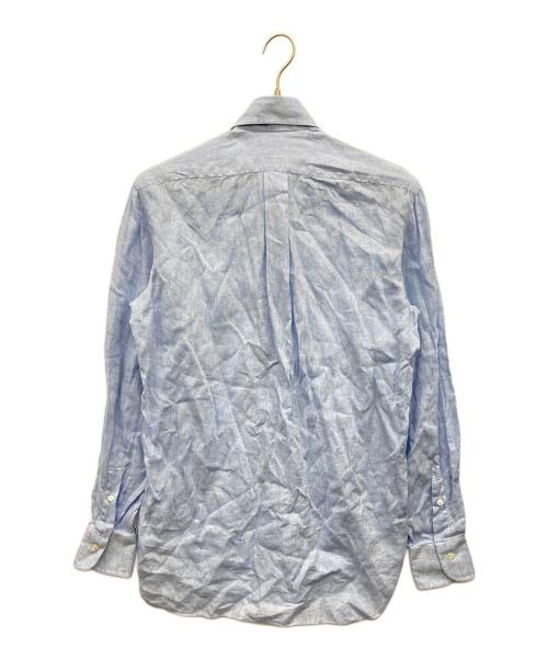 BARBA（バルバ）BARBA (バルバ) リネンシャツ スカイブルー サイズ:38の古着・服飾アイテム