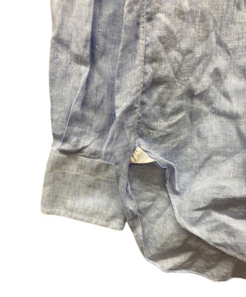 BARBA（バルバ）BARBA (バルバ) リネンシャツ スカイブルー サイズ:38の古着・服飾アイテム
