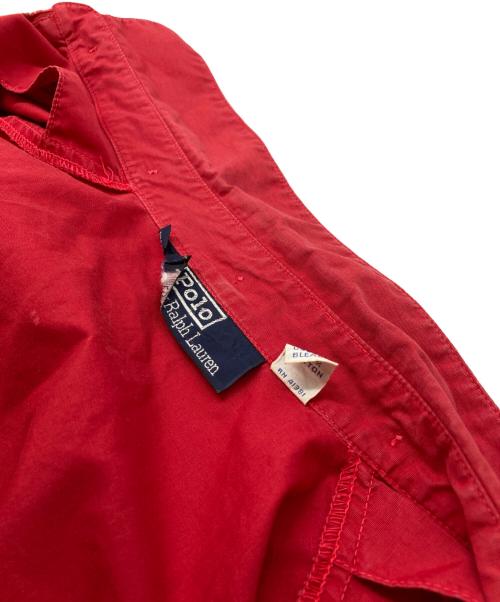 POLO RALPH LAUREN（ポロ・ラルフローレン）POLO RALPH LAUREN (ポロ・ラルフローレン) ドリズラージャケット レッド サイズ:Ｍの古着・服飾アイテム