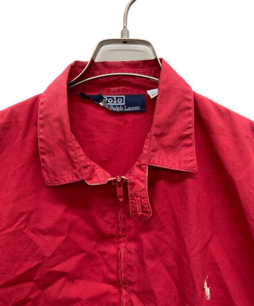 POLO RALPH LAUREN（ポロ・ラルフローレン）POLO RALPH LAUREN (ポロ・ラルフローレン) ドリズラージャケット レッド サイズ:Ｍの古着・服飾アイテム