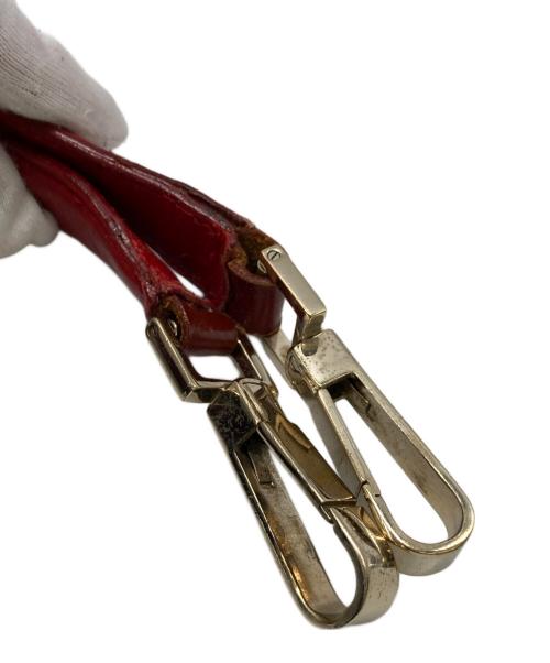 GUCCI（グッチ）GUCCI (グッチ) キャンバストートバッグ レッドの古着・服飾アイテム